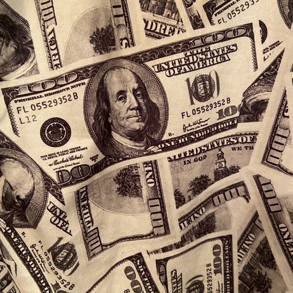 💵 $100 BILLS ZIP UP HOODIE 💵 - Picture 2 of 6